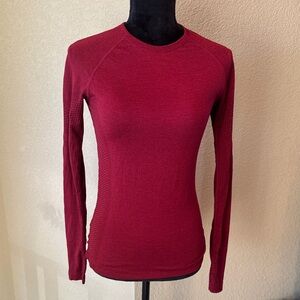 Figs Heather Burgundy/Heather Red Salta Performance Underscrub XS